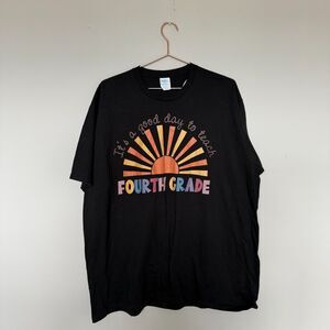 It's A Good Day To Teach Fourth Grade T-Shirt Size 2XL Teacher School 4th Grade